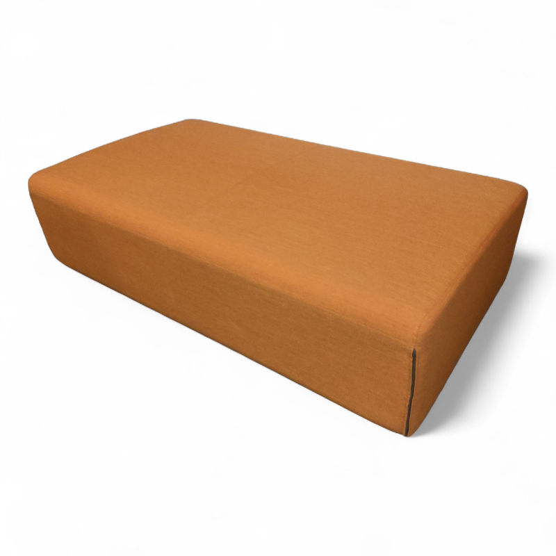 Up 2-seter puff Orange stoff