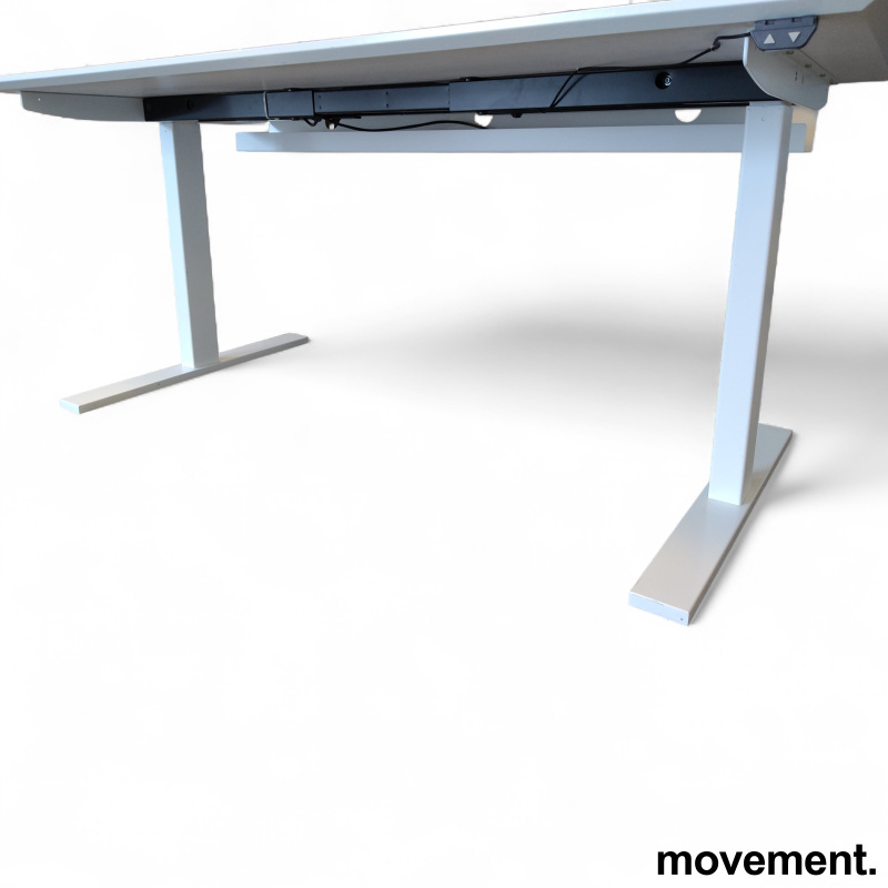 Q20N hevsenk 160x80cm Hvit laminat, - 3 / 3