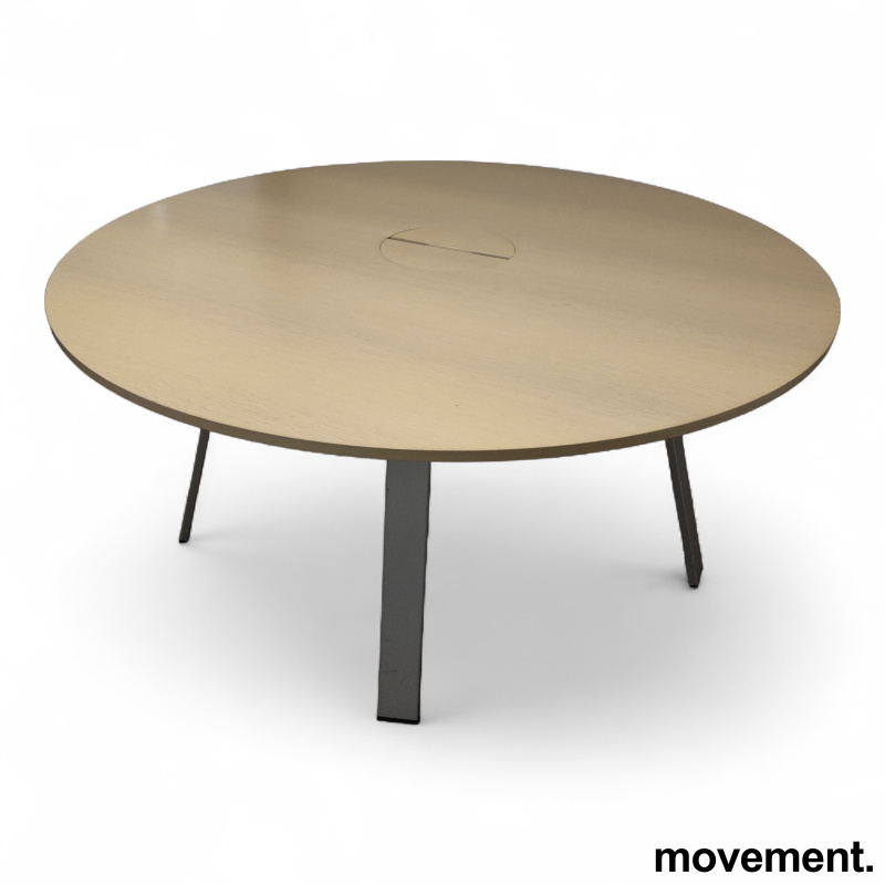 Piece Ø=160cm Grålasert eik, - 1 / 2
