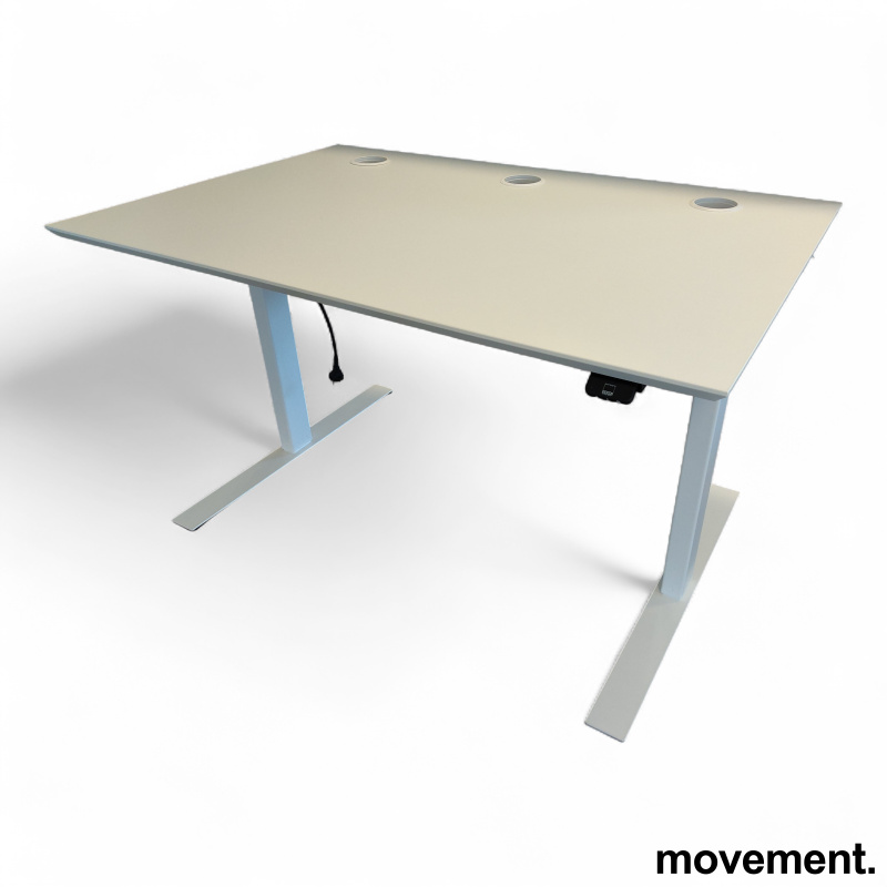 Delta 120x80cm Hvit laminat, - 1 / 2