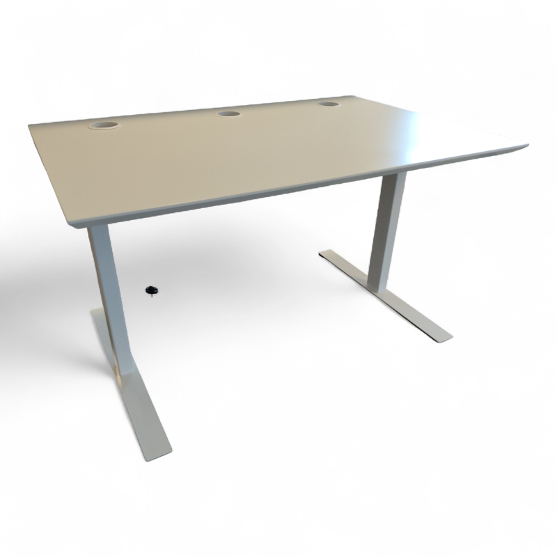 Delta 120x80cm Hvit laminat,