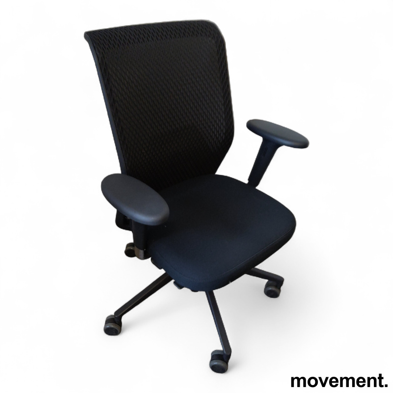 ID Mesh armlene Sort stoff, sort - 1 / 2