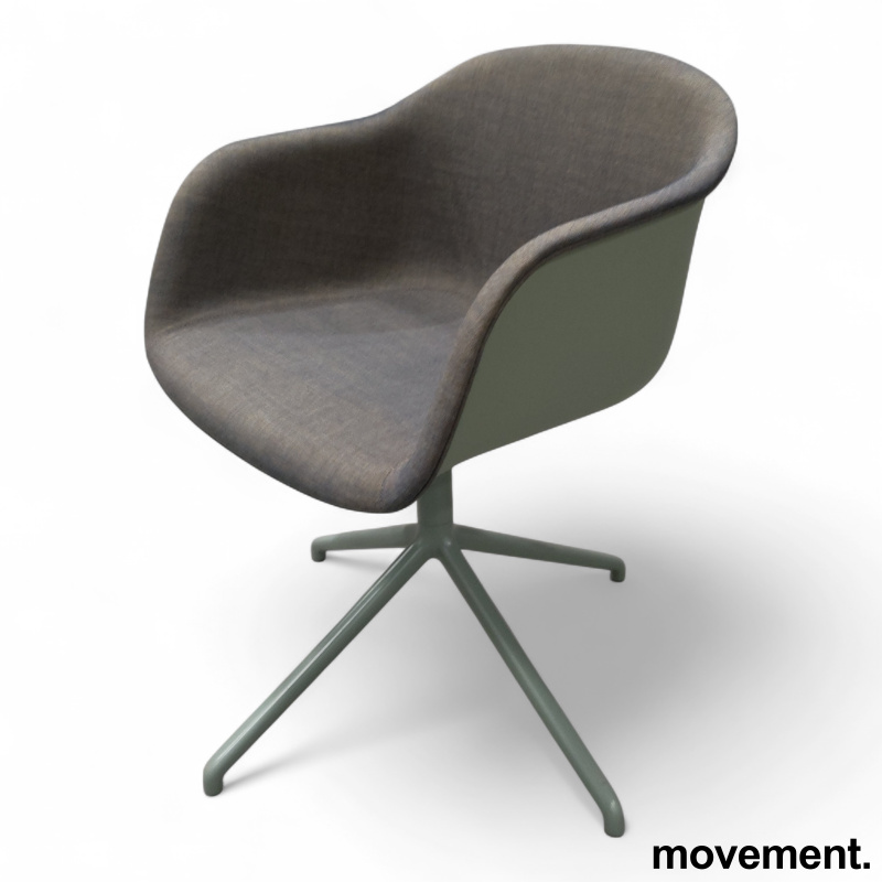 Fiber Armchair, swivel base, - 1 / 3