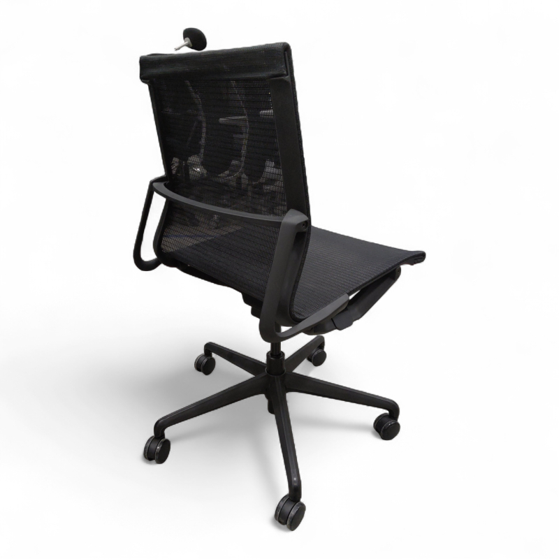 Konferansestol hjul mesh Sort mesh,