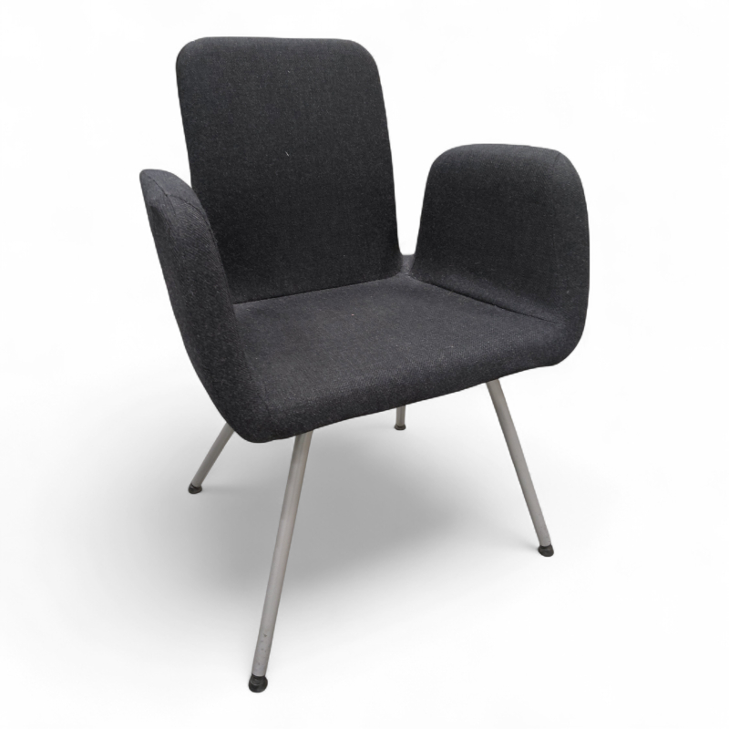 Patrik konferansestol Mørk grått