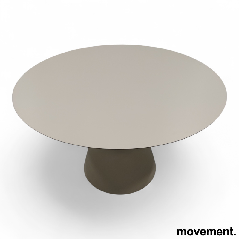 Container møtebord Ø=120cm Beige - 1 / 2