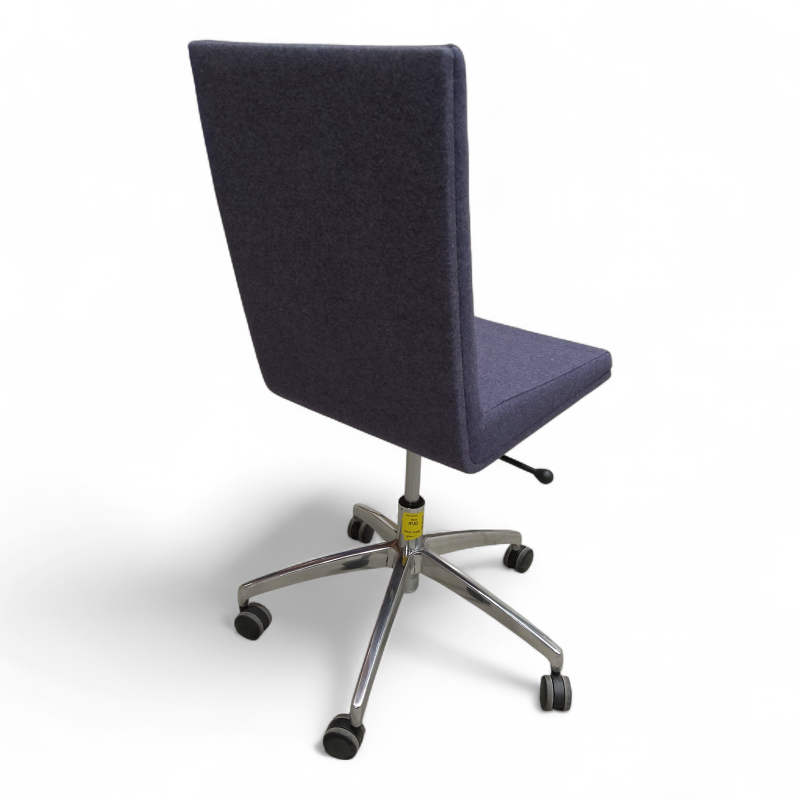 Woods med hjul Lilla stoff krom