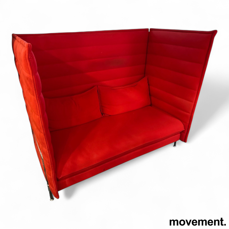 Alcove 2-seter Highback Rød, Pent - 1 / 2