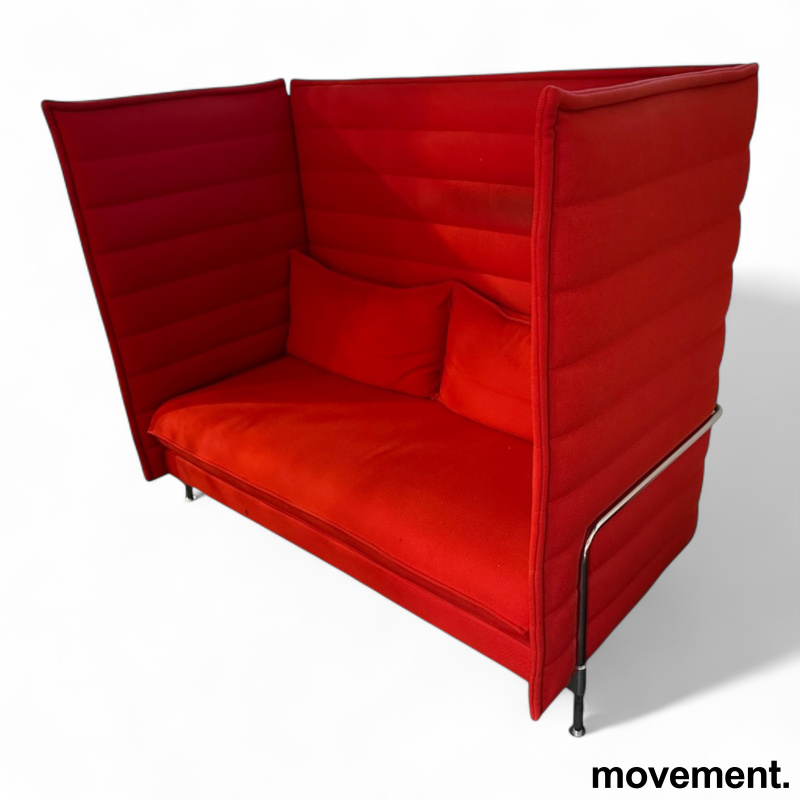 Alcove 2-seter Highback Rød, Pent - 2 / 2