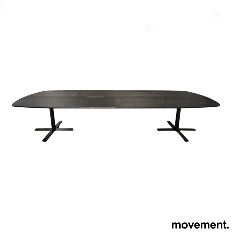 Oberon møtebord 360x120cm Sort - 2 / 2