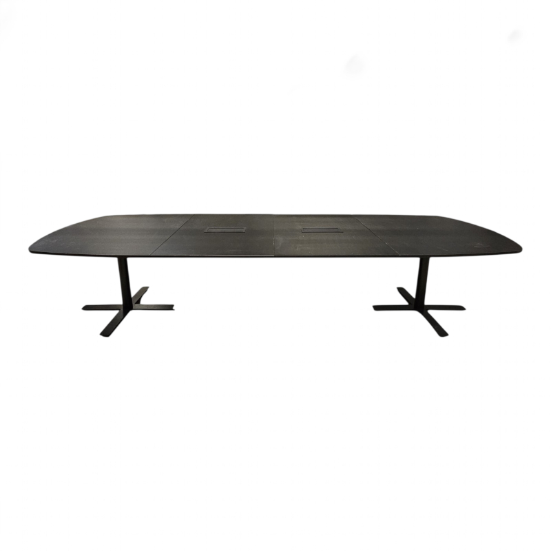 Oberon møtebord 360x120cm Sort