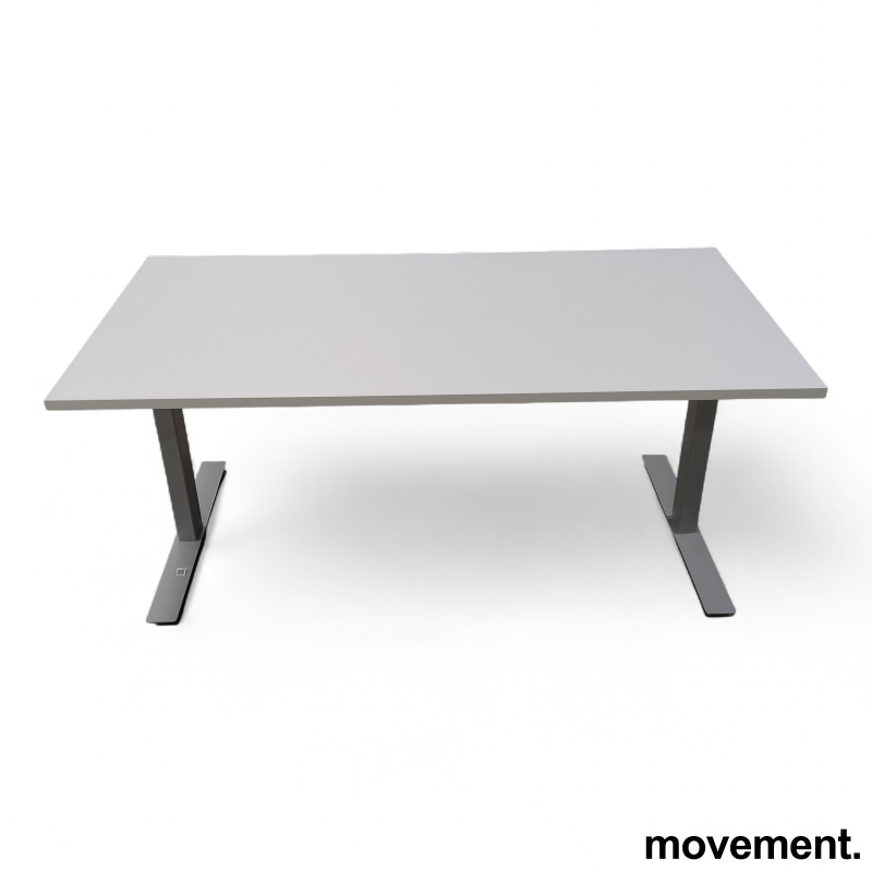 Hevsenk 160x80cm Hvit laminat, - 1 / 2