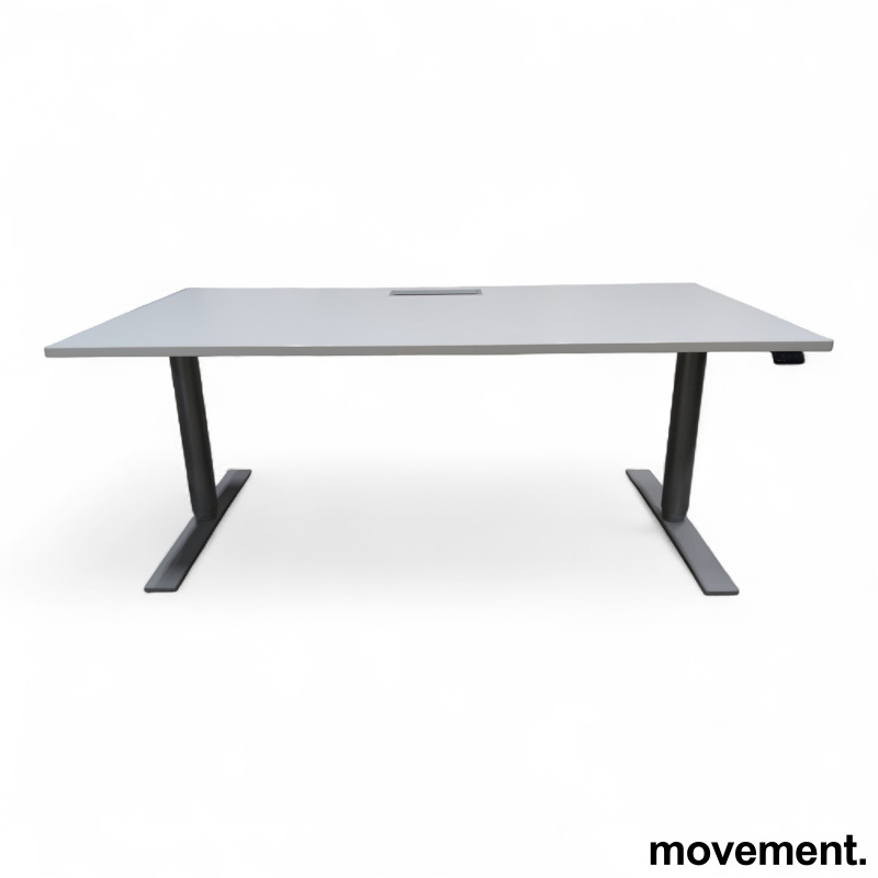 P-serie 160x80cm Hvit laminat, - 1 / 4