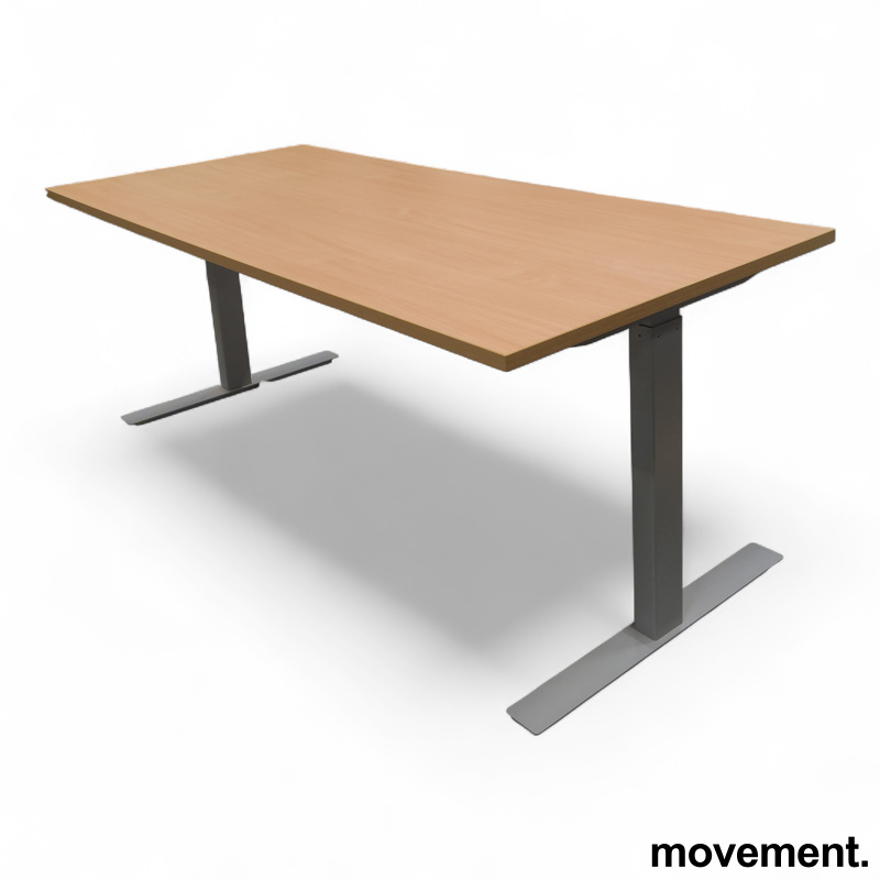 Hevsenk 180x80cm Bøk laminat, grått - 2 / 4