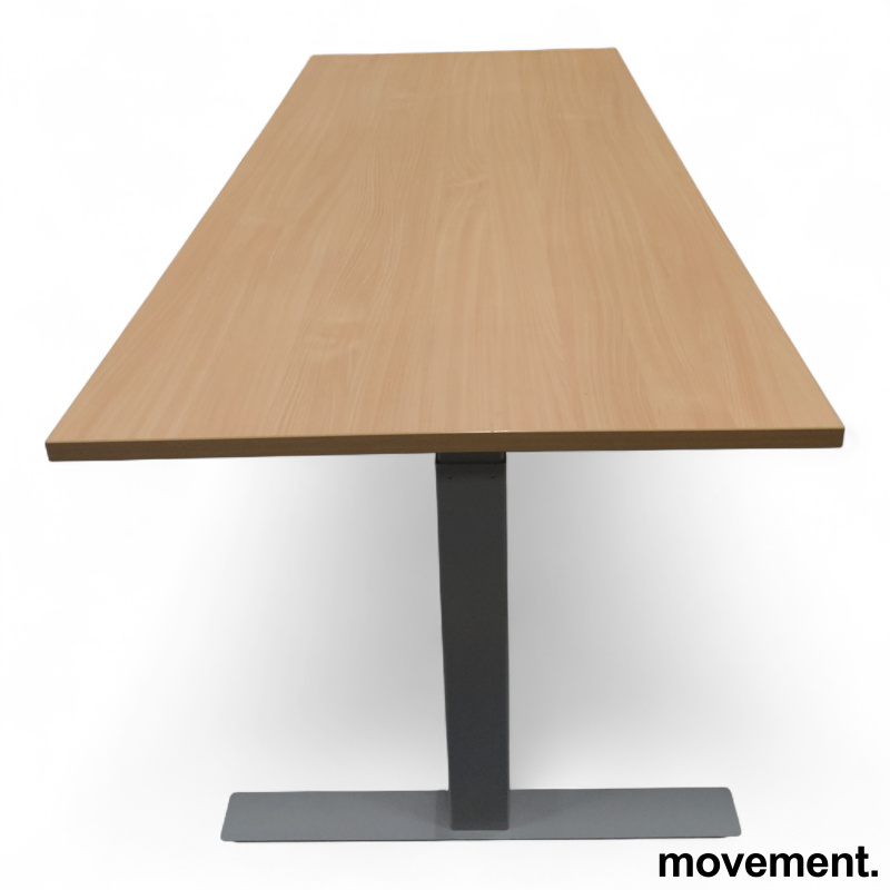 Hevsenk 180x80cm Bøk laminat, grått - 3 / 4