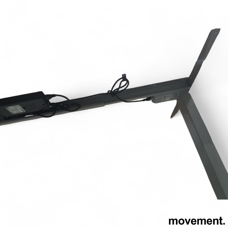 Hevsenk 180x80cm Bøk laminat, grått - 4 / 4