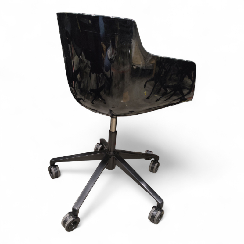 Flow armchair på hjul Lys blått