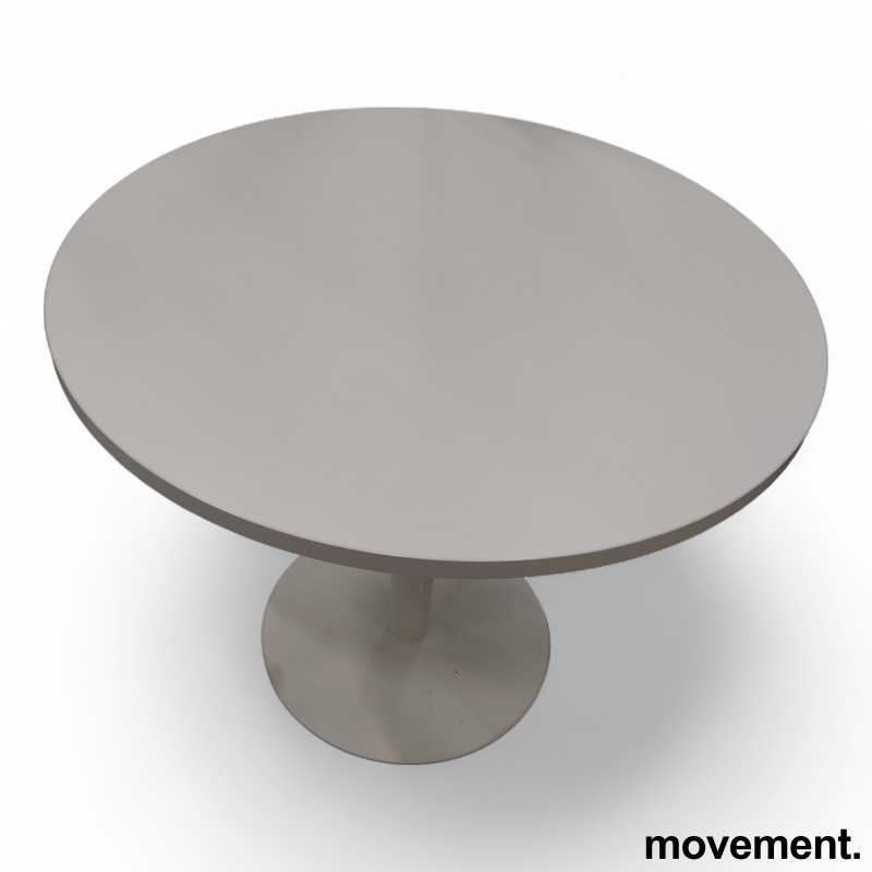 Møtebord Ø=90cm Hvit laminat, hvit - 2 / 2