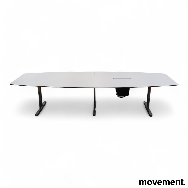Disk møtebord 330x120cm Hvit - 1 / 2