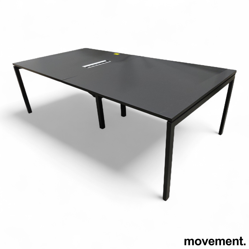 Nexus møtebord 240x120cm Sort