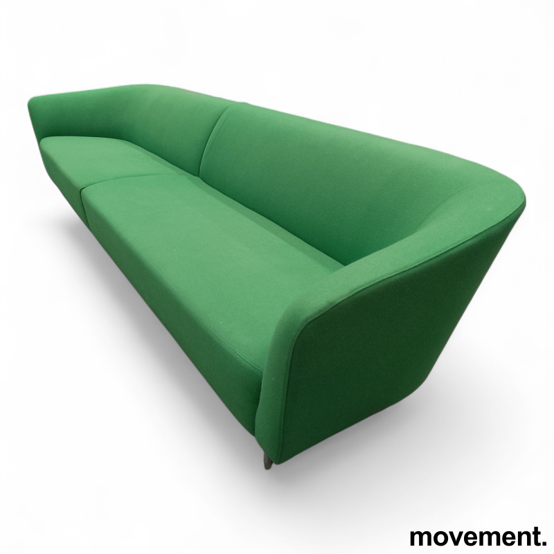 Loop sofa 2+2-seter Grønt stoff, - 3 / 3