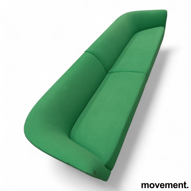 Loop sofa 2+2-seter Grønt stoff, - 2 / 3