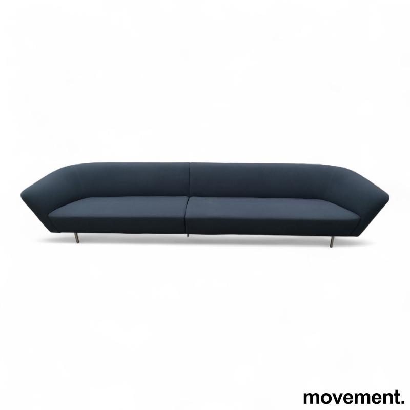 Loop sofa 2+2-seter Mørkt grått - 1 / 2