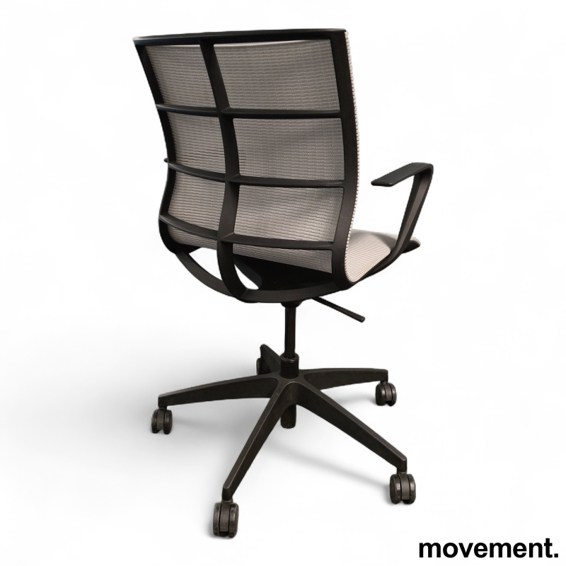 Se:joy med armlene hvit mesh, sort - 2 / 2
