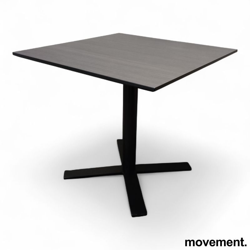 Oberon kantinebord 80x80cm Mørk - 1 / 3