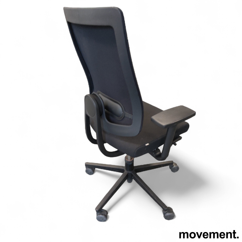 Black dot net kontorstol Sort mesh, - 2 / 2