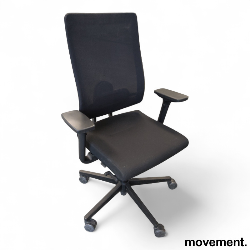 Black dot net kontorstol Sort mesh, - 1 / 2