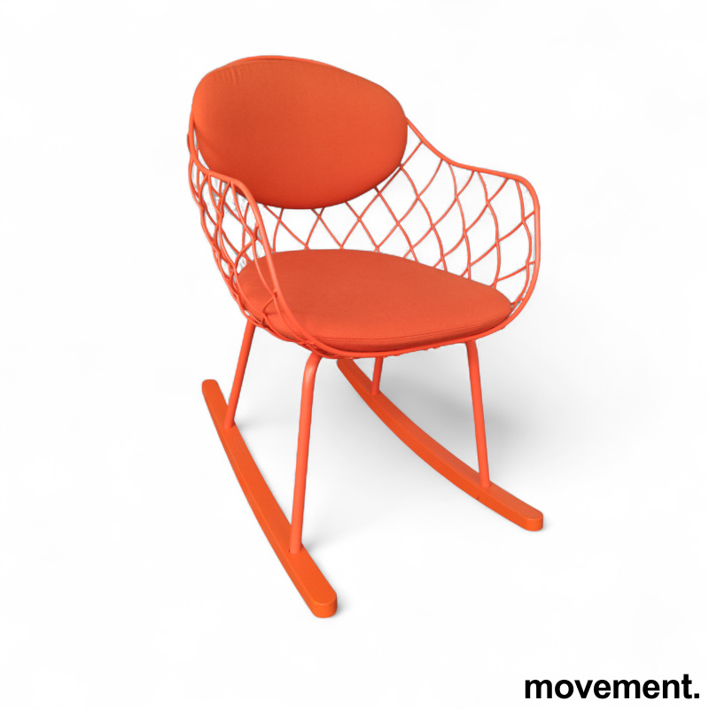 Pina Rocking Chair Coral rød, Pent - 1 / 2