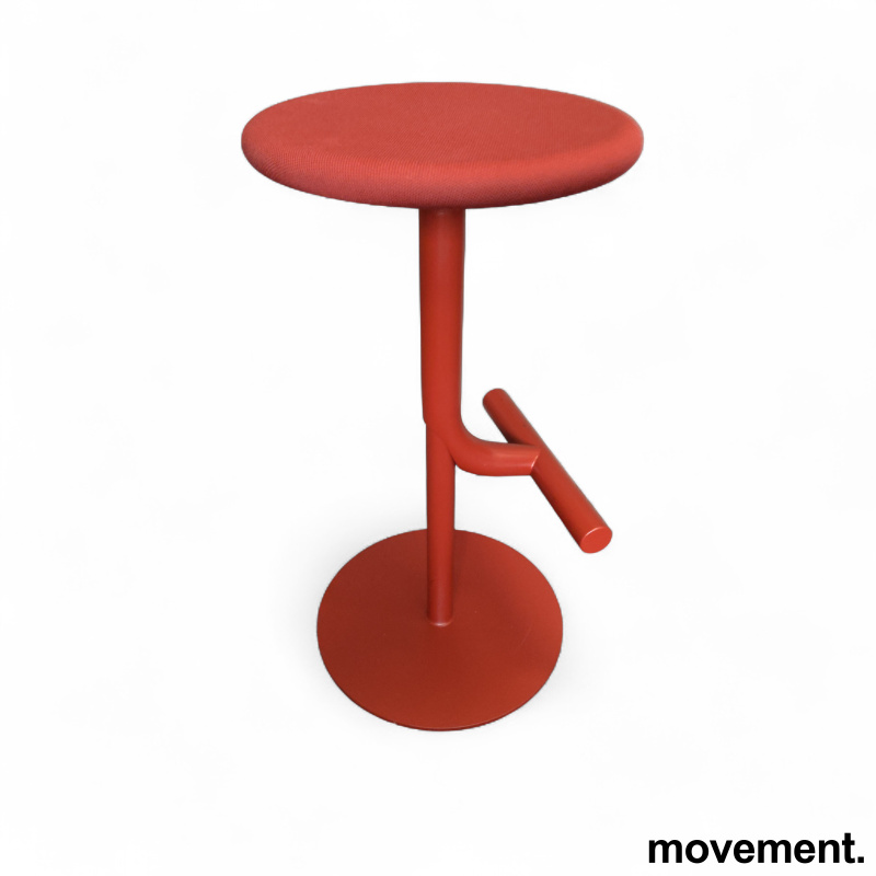 Tibu Swivel Bar Stool Mørk rød, - 2 / 2