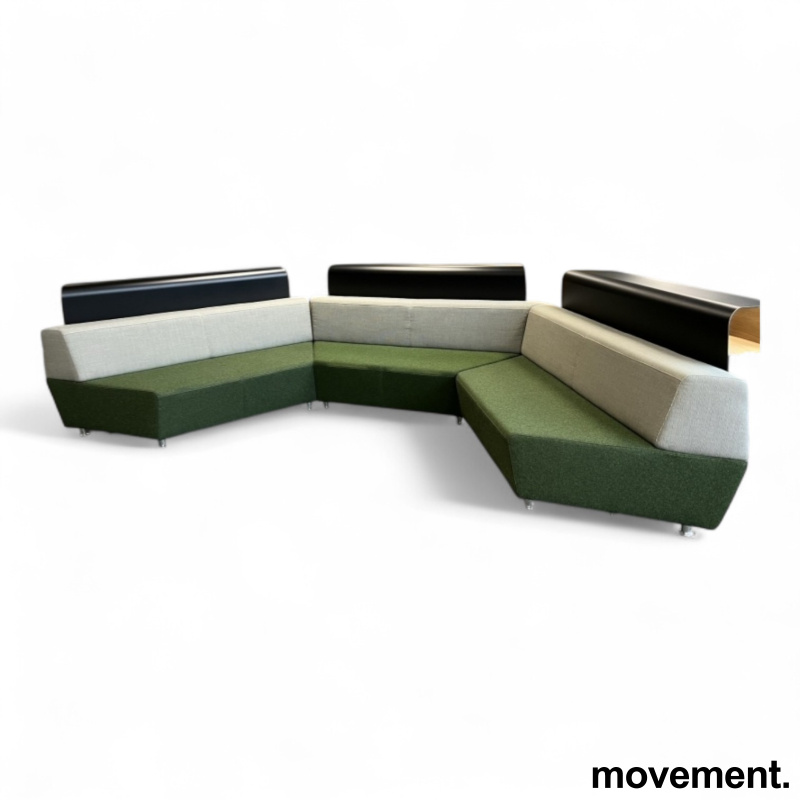 Media Scape sofa grønt og beige - 1 / 5