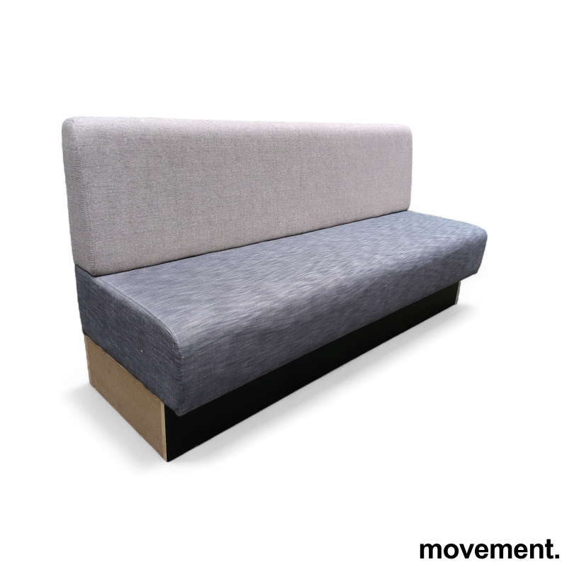 Spisesofa til kantine grått og - 1 / 3