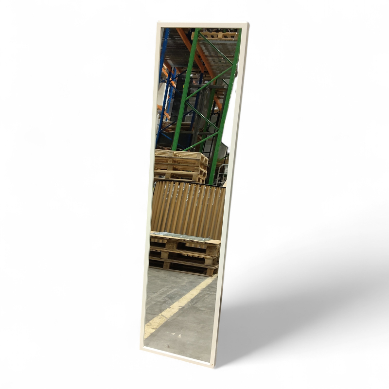 Stave speil 40x160cm Hvit, Brukt