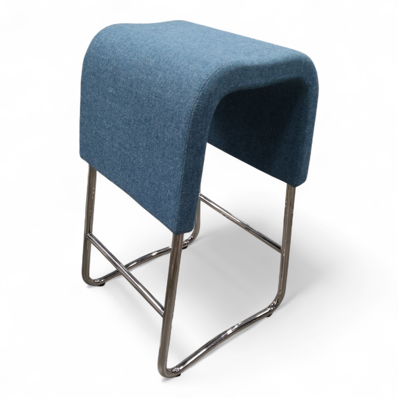 Plint barstol 38cm, lav Turkis