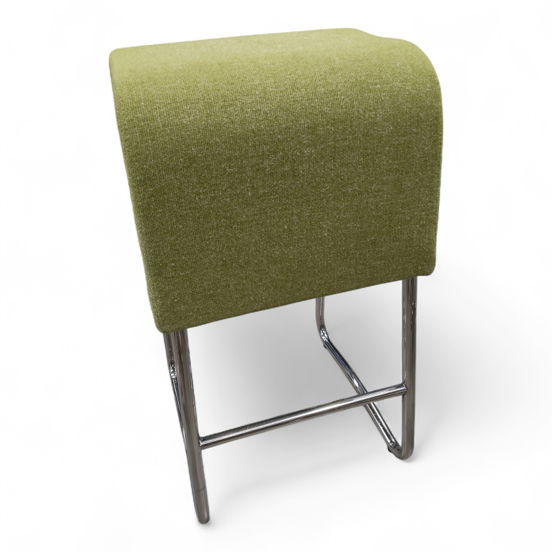 Plint barstol 38cm, lav Grønt