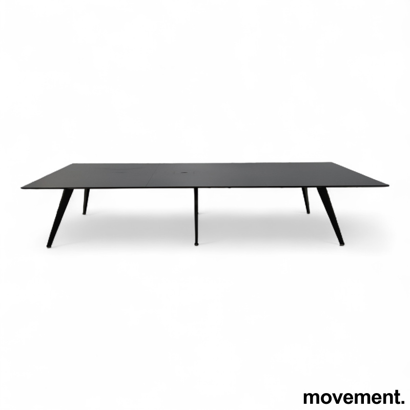 Cabale møtebord 380x140cm Sort - 2 / 2