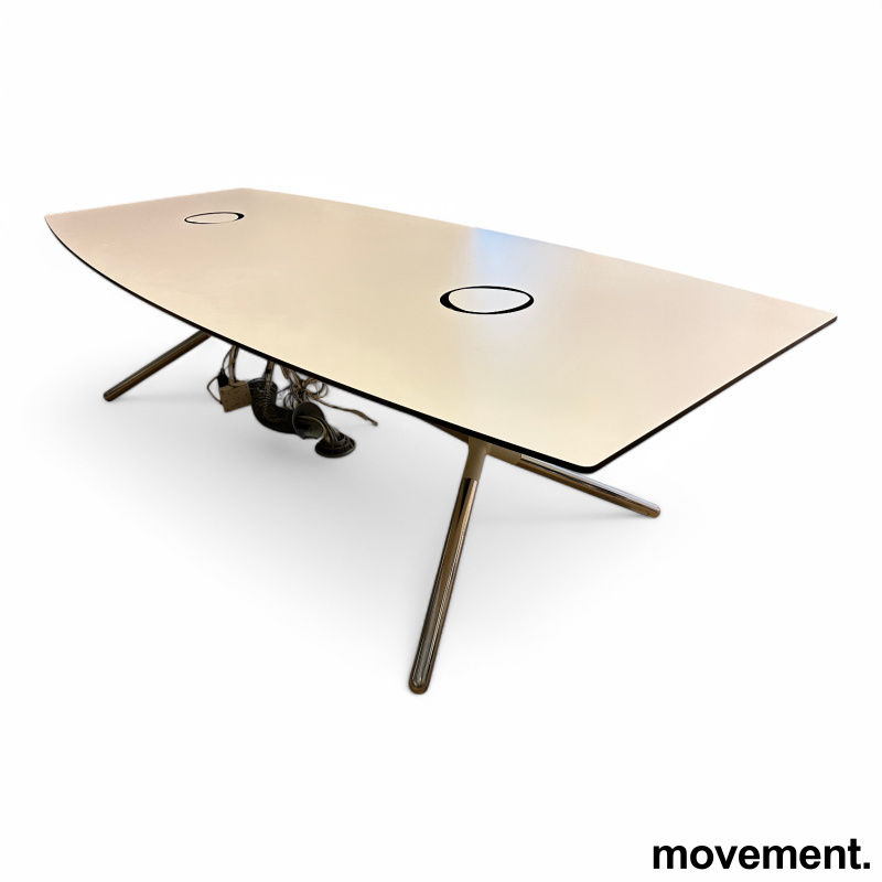 Obi møtebord 260x117cm Hvit - 1 / 2