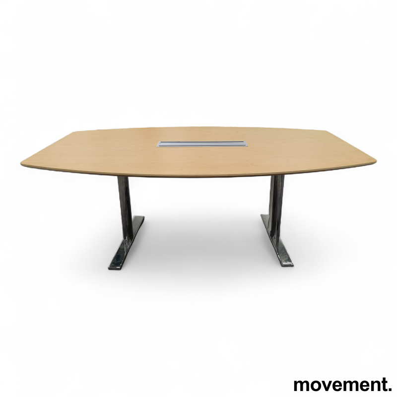 Optima møtebord T-fot 200x120cm - 1 / 2