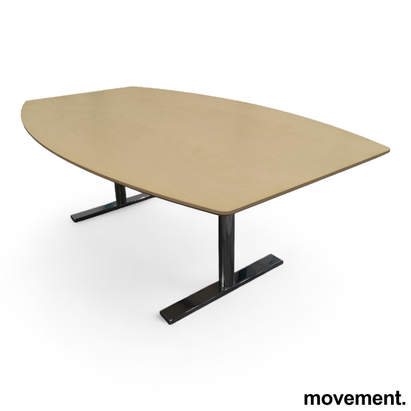 Optima møtebord T-fot 200x120cm - 1 / 3