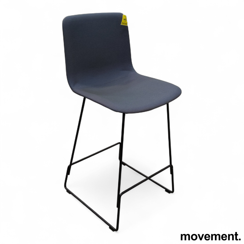Pato Sledge stool 66cm Blå, sorte - 1 / 2
