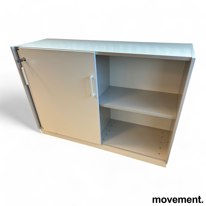 Skap skyvedør  2 A4 120x82cm Lys