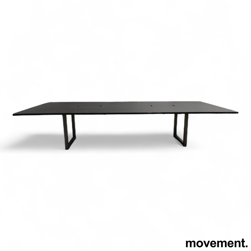 Møtebord 350x157cm Sort laminat , - 1 / 2