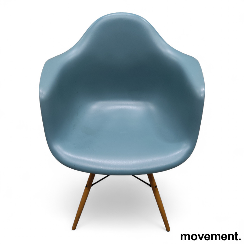 Eames plastic armchair DAW Turkis, - 2 / 3