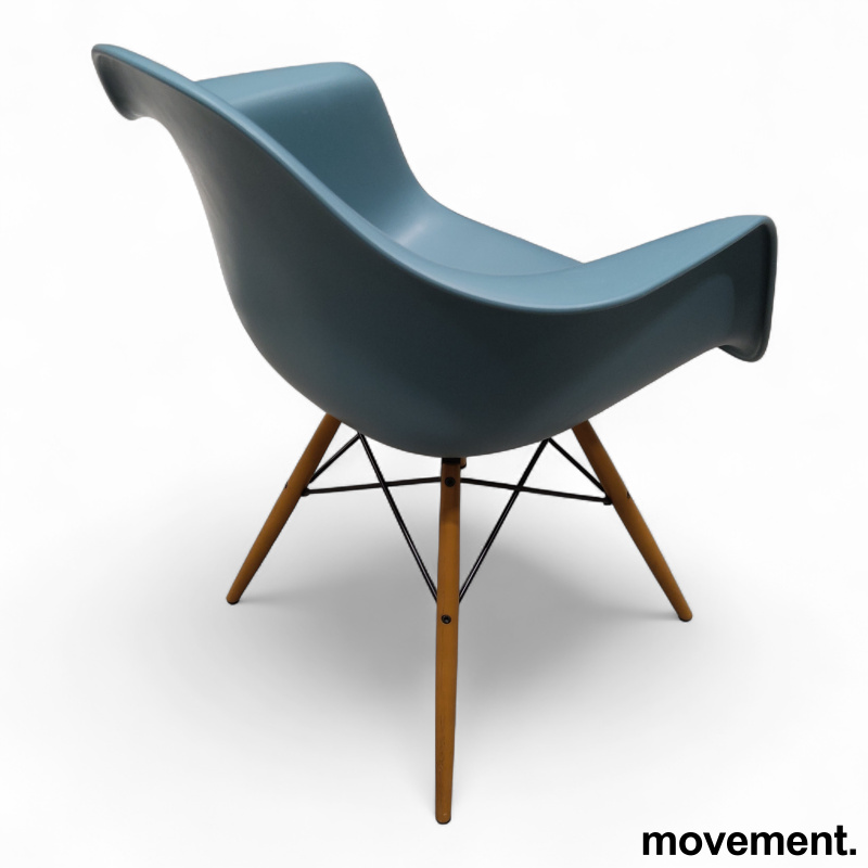 Eames plastic armchair DAW Turkis, - 3 / 3