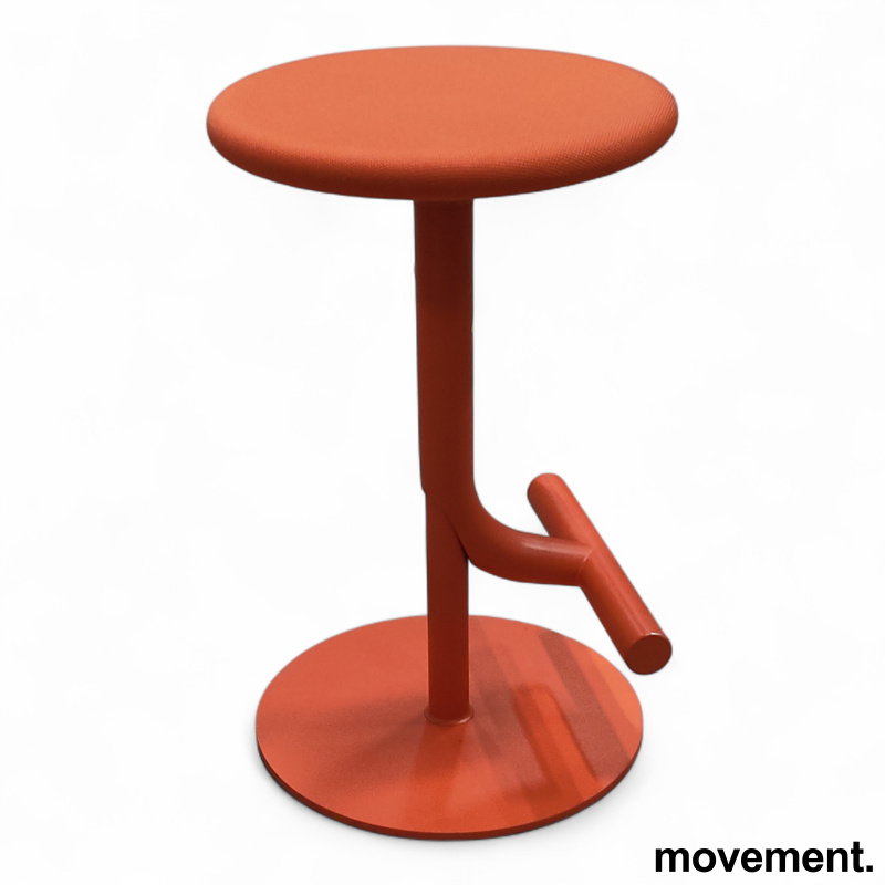 Tibu Swivel Bar Stool Rød, Pent