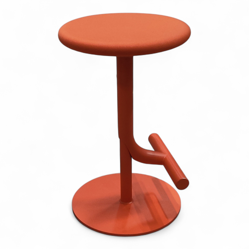 Tibu Swivel Bar Stool Rød, Pent