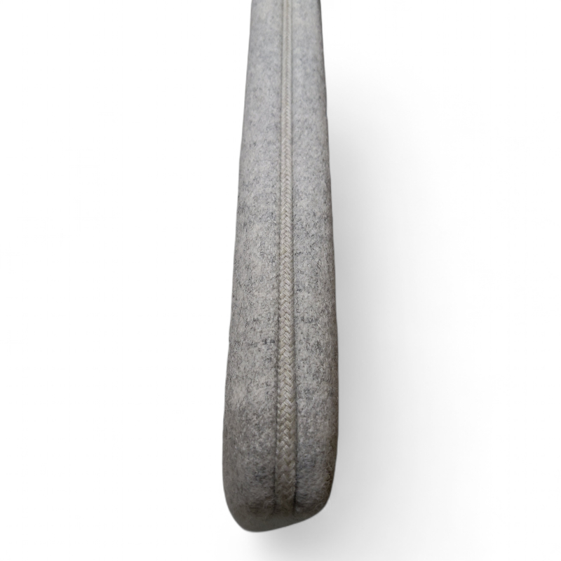 Limbus soft 180x65cm Lys gråmelert,